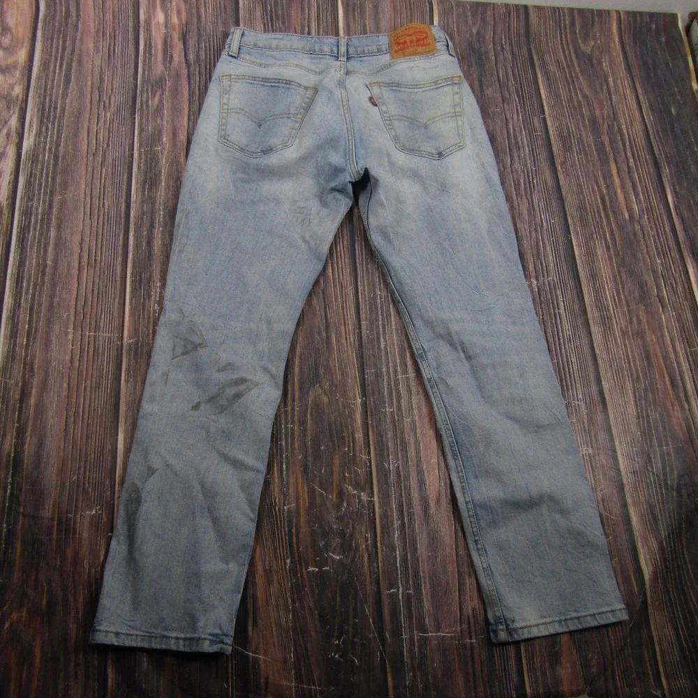 Levi's 511 Slim Fit Jeans Mens 32x29 Light Wash Blue Denim 04511-1432